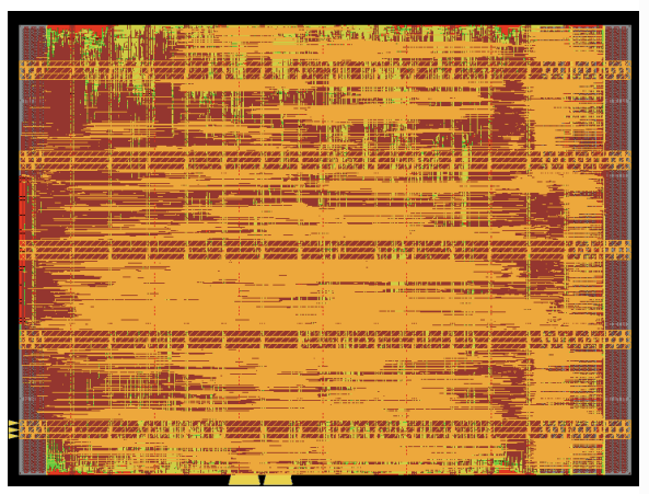 Routed semiconductor physical-design result