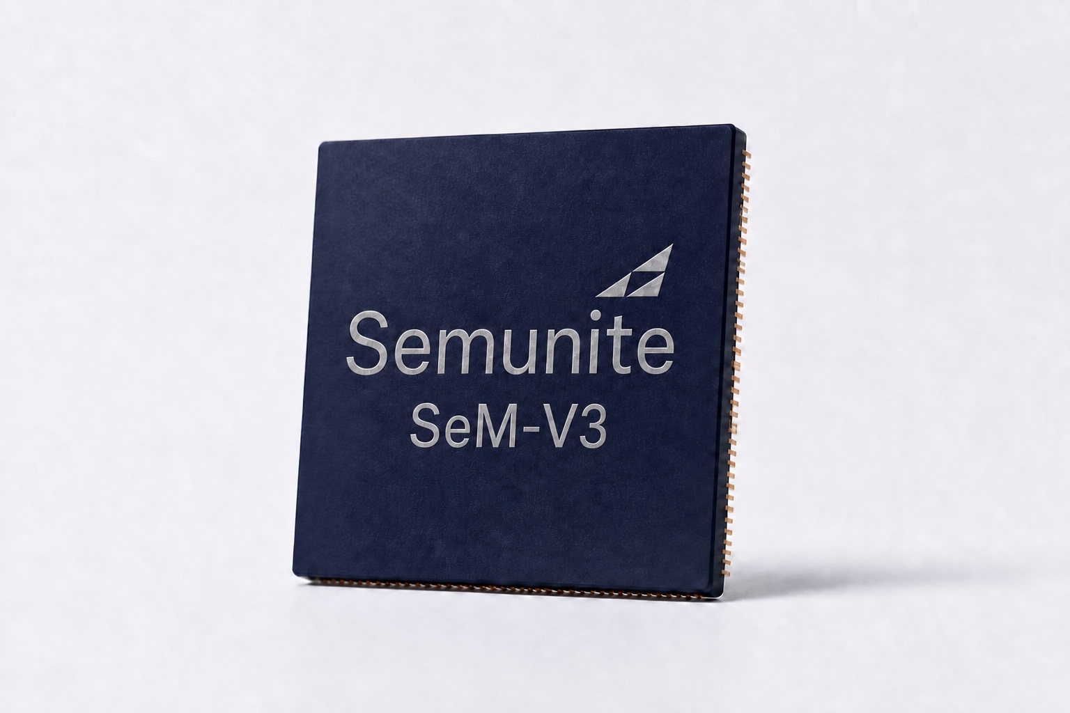 SeM-V3 model name engraved on a Semunite chip package